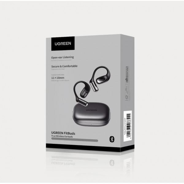 Бездротові навушники TWS UGREEN WS213 FitBuds, IPX5, Black (UGR-65655)