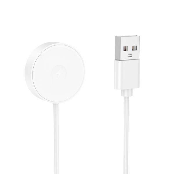 Бездротовий зарядний пристрій для смарт-годинника BOROFONE BD14 Smart sports watch charging cable White (6941991121852)