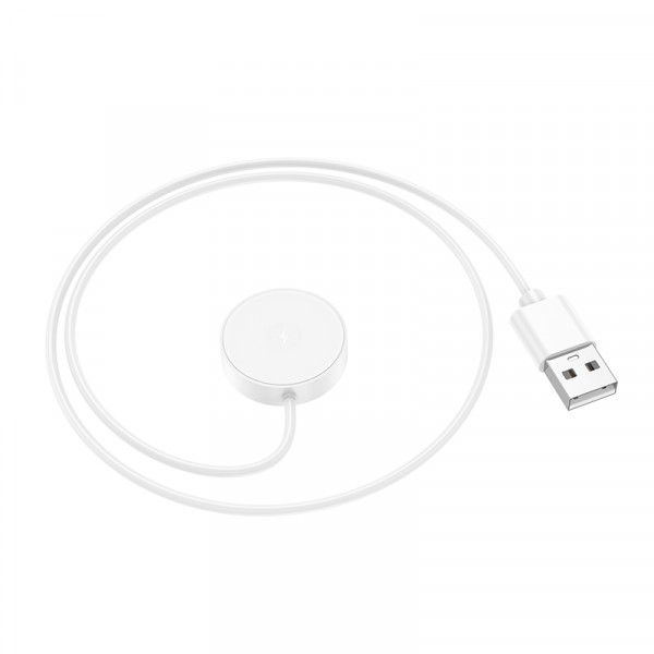 Бездротовий зарядний пристрій для смарт-годинника BOROFONE BD14 Smart sports watch charging cable White (6941991121852)