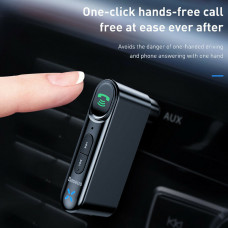 Bluetooth ресивер Baseus Qiyin AUX Car Bluetooth Receiver Чорний