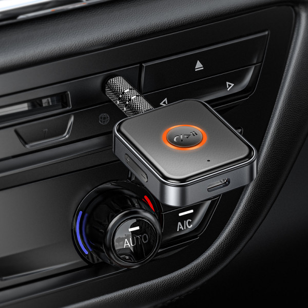 Bluetooth-ресивер BOROFONE BC55 Suave car AUX BT receiver Black (6941991112225)