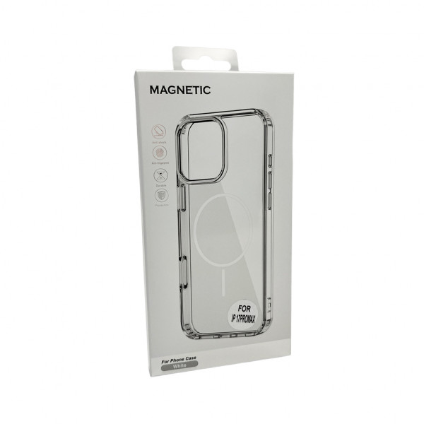 Чохол Cosmic Acrylic Thin Magnetic for Apple iPhone 17 Pro White (AcColMagi17pWhite)