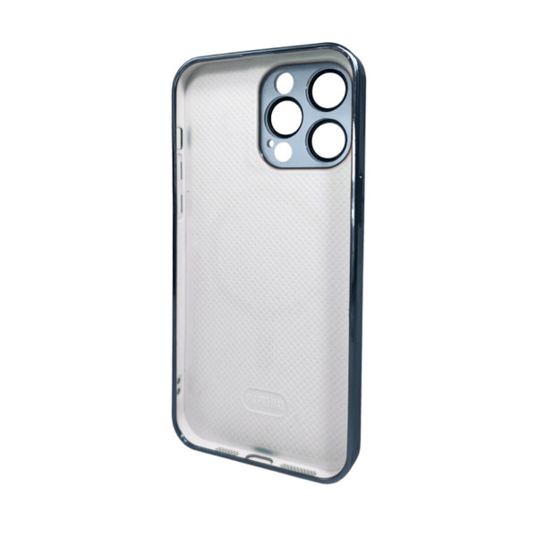 Чохол для смартфона AG Glass Sapphire Frame MagSafe Logo for Apple iPhone 15 Pro Max Sierra Блакитний
