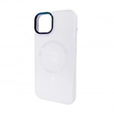 Чохол для смартфона AG Glass Sapphire MagSafe Logo for Apple iPhone 12/12 Pro Білий