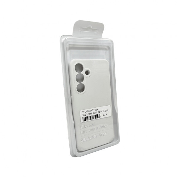 Чохол для смартфона Cosmic Silicone Case AA for Samsung Galaxy S25 White (CosSilSAS25White)