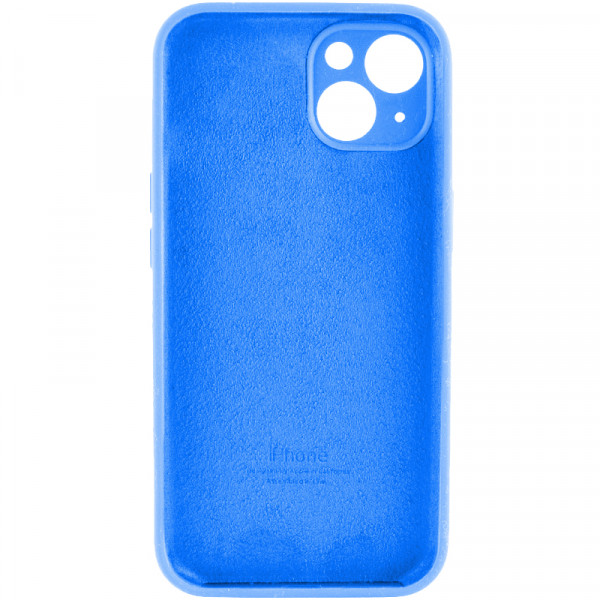 Чохол для смартфона Silicone Full Case AA Camera Protect for Apple iPhone 14 38,Surf Блакитний