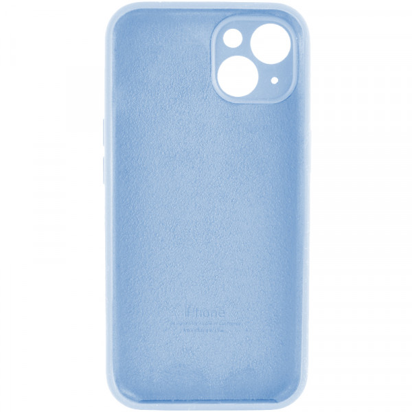 Чохол для смартфона Silicone Full Case AA Camera Protect for Apple iPhone 15 27,Mist Блакитний