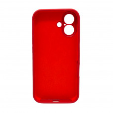 Чохол для смартфона Silicone Full Case AA Camera Protect for Apple iPhone 16 20,China Red