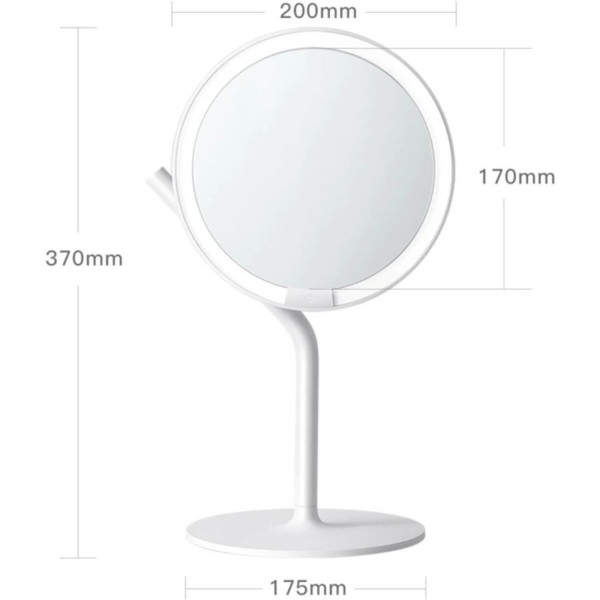 Дзеркало для макіяжу Xiaomi Amiro mini 2S AML117 Desk Makeup Mirror White