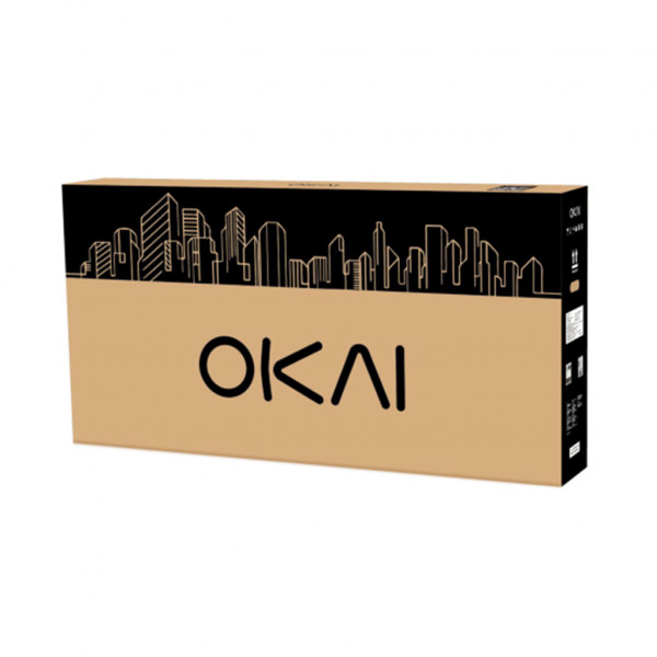 Електровелосипед OKAI EB60 Чорний 28', 350(550)W, 9,6Ah, 100km, 25kmh, NFC, App, 23kg