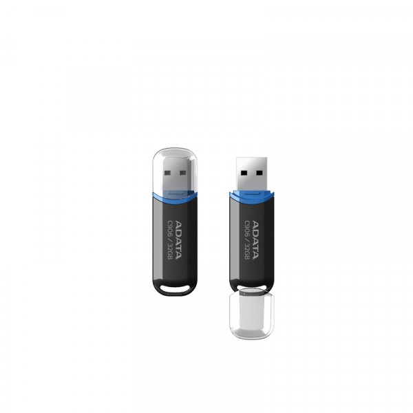 Флеш-накопичувач ADATA USB 2.0 C906 64Gb Black (AC906-64G-RBK)