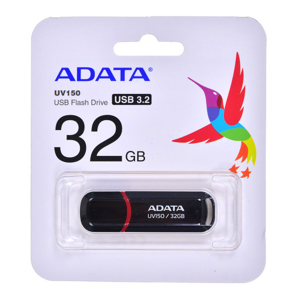 Флеш-накопичувач ADATA USB 3.2 UV150 32Gb Black