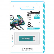 Флеш-накопичувач Wibrand USB 2.0 Chameleon 8Gb Light Blue (WI2.0/CH8U6LU)
