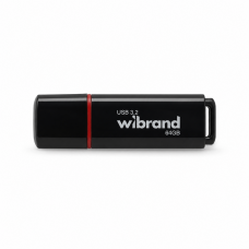 Флеш-накопичувач Wibrand USB 3.2 Gen1 Scarab 64GB Black (WI3.2/SC64P11B)