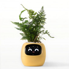 Інтерактивний розумний горщик для рослин Ivy Smart Planter Tuya AI, Жовтий