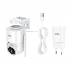 IP-камера відеоспостереження HOCO D10 outdoor monocular PTZ HD camera White (6942007681650)