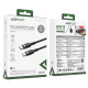 Кабель ACEFAST C22-03, Type-C to Type-C, 60W, 3A, 1.2m, Nylon Braid, Aluminum Alloy + TPE connectors, Black (6974316285137)
