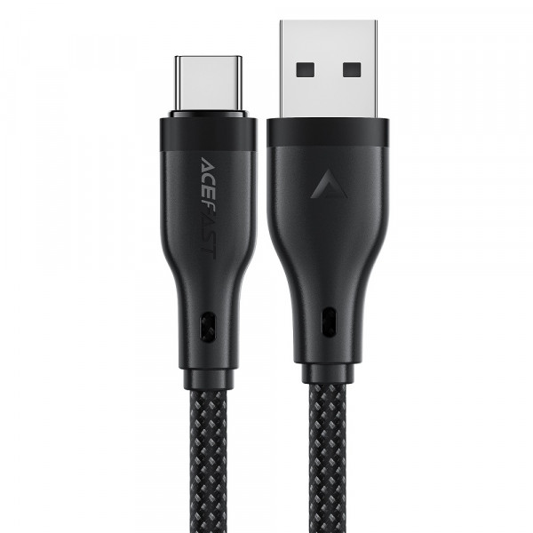Кабель ACEFAST C8-04 USB-A to USB-C charging data cable 1.2 м Black (6974316282693)