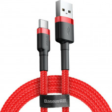 Кабель Baseus Cafule Cable USB For Type-C 2A 3m Червоний+Червоний