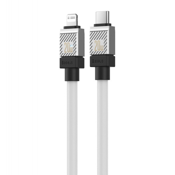 Кабель Baseus CoolPlay Series Fast Charging Cable Type-C to iP 20W 2m Білий