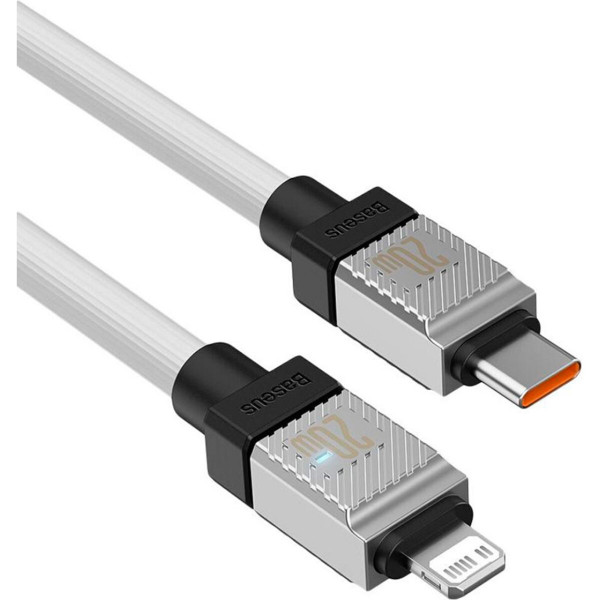 Кабель Baseus CoolPlay Series Fast Charging Cable Type-C to iP 20W 2m Білий