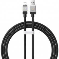 Кабель Baseus CoolPlay Series Fast Charging Cable USB to iP 2.4A 1m Black