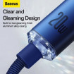 Кабель Baseus Crystal Shine Series Fast Charging Data Cable Type-C to iP 20W 2m Blue (CAJY000303)