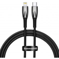 Кабель Baseus Glimmer Series Fast Charging Data Cable Type-C to iP 20W 2m Чорний