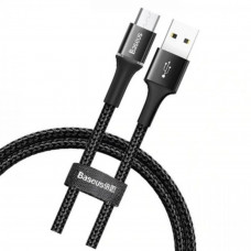Кабель Baseus halo data cable USB For Micro 3A 1m Чорний