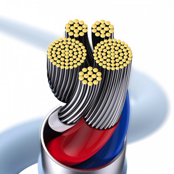Кабель Baseus Jelly Liquid Silica Gel Fast Charging Data Cable Type-C to iP 20W 2m Blue