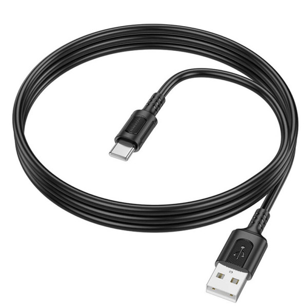 Кабель BOROFONE BX111 Feliz charging data cable Type-C 1m Black