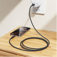 Кабель BOROFONE BX116 Certain 60W charging data cable C to C Black (6941991119835)