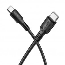 Кабель BOROFONE BX116 Certain 60W charging data cable C to C Black (6941991119835)