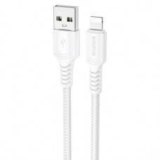 Кабель BOROFONE BX116 Certain charging data cable iP White (6941991119750)