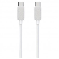 Кабель Usams US-SJ696 60W Striped Data Cable Type-C To Type-C-KY Series 2M білий