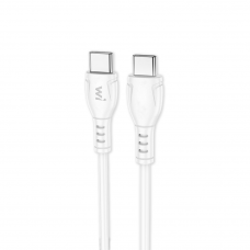 Кабель Wibrand Boa 60W PVC charging data cable C to C 1m White (WI.DC/BO1W-CC)