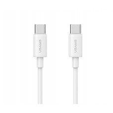 Кабель Usams SJ711 Type-C To Type-C 60W Fast Charging Data Cable білий