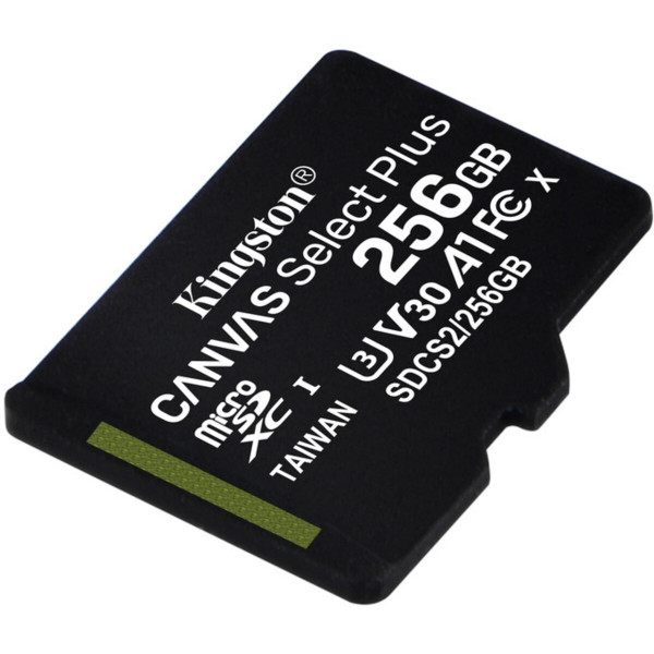 Карта пам'яті microSDXC (UHS-1) Kingston Canvas Select Plus 256Gb class 10 А1 (R-100MB/s)