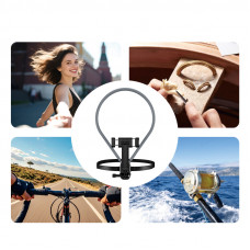 Кріплення для телефона на шию HOCO K30 Campo neck-hanging holder Black Gray (6942007664639)