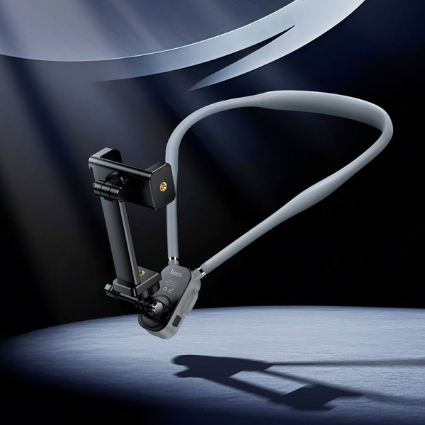 Кріплення для телефона на шию HOCO K30 Campo neck-hanging holder Black Gray (6942007664639)