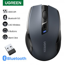 Миша бездротова UGREEN MU006 Ergonomic Wireless Mouse Black (UGR-90855)