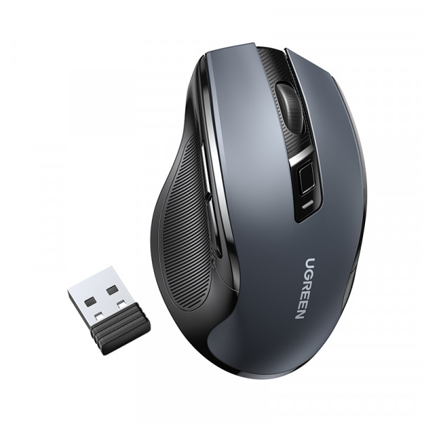 Маніпулятор миша бездротова UGREEN MU006 Ergonomic Wireless Mouse Black (UGR-90855)