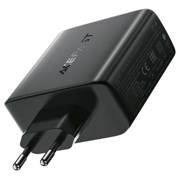 Мережевий зарядний пристрій ACEFAST A94 PD100W GaN (3*USB-C+USB-A) charger Black