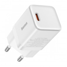 Мережевий зарядний пристрій Baseus GAN3 Fast Charger 1C 30W EU Білий