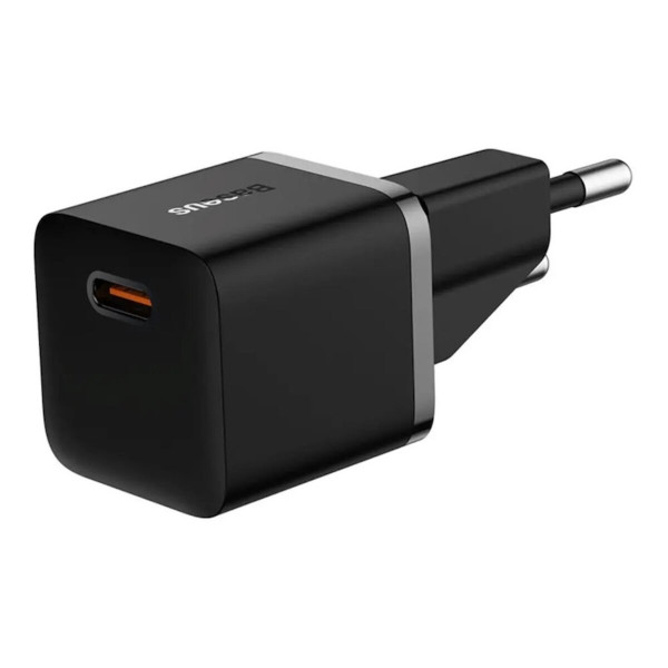 Мережевий зарядний пристрій Baseus GaN5 Fast Charger(mini) 1C 20W EU Чорний