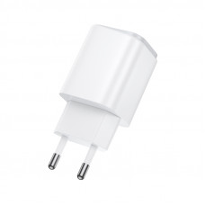 Мережевий зарядний пристрій BOROFONE BAS81A Star dual-port charger (EU) White (6941991126635)