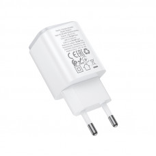 Мережевий зарядний пристрій BOROFONE BAS81A Star dual-port charger (EU) White (6941991126635)