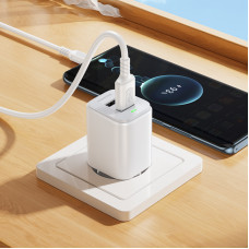 Мережевий зарядний пристрій BOROFONE BAS81A Star dual-port charger (EU) White (6941991126635)