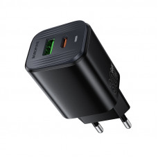 Мережевий зарядний пристрій BOROFONE BAS85A Star PD30W+QC3.0 charger (EU) Black (6941991126840)