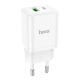 Мережевий зарядний пристрій HOCO N28 Founder PD20W+QC3.0 charger set(C to iP) Білий